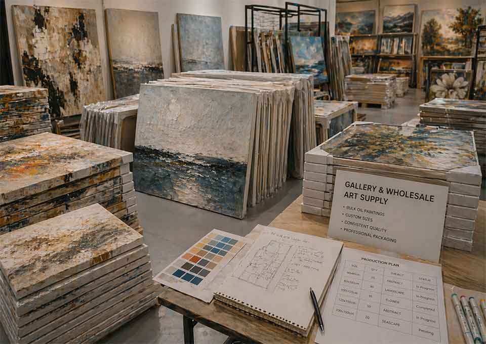 About Us 15 gallery bulk oil paintings wholesale art production custom supplier