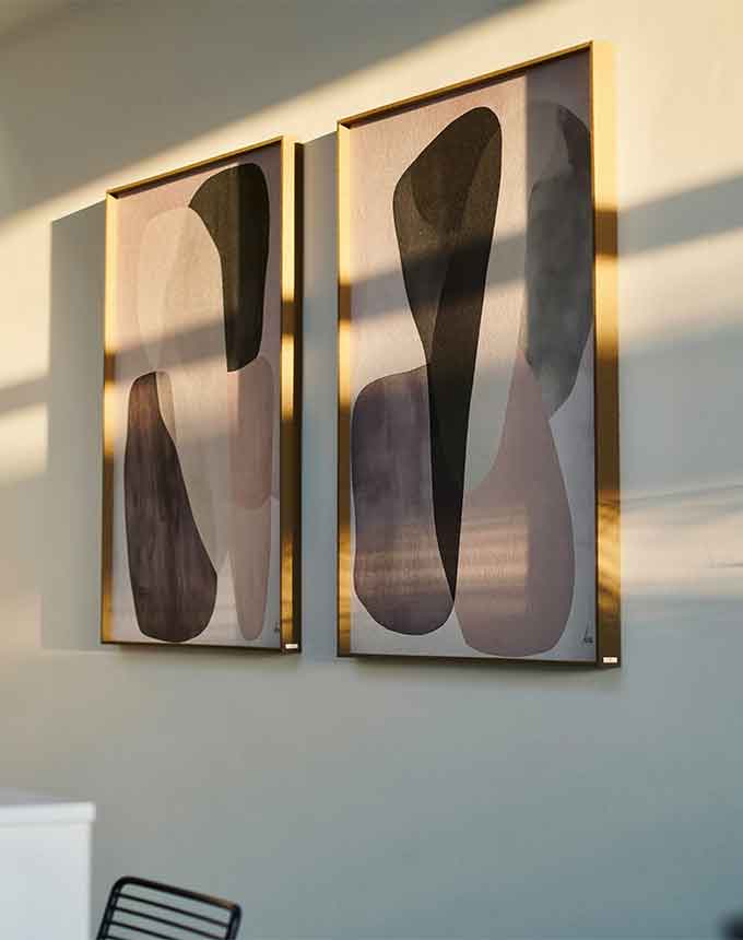 office interior artwork modern workspace wall art