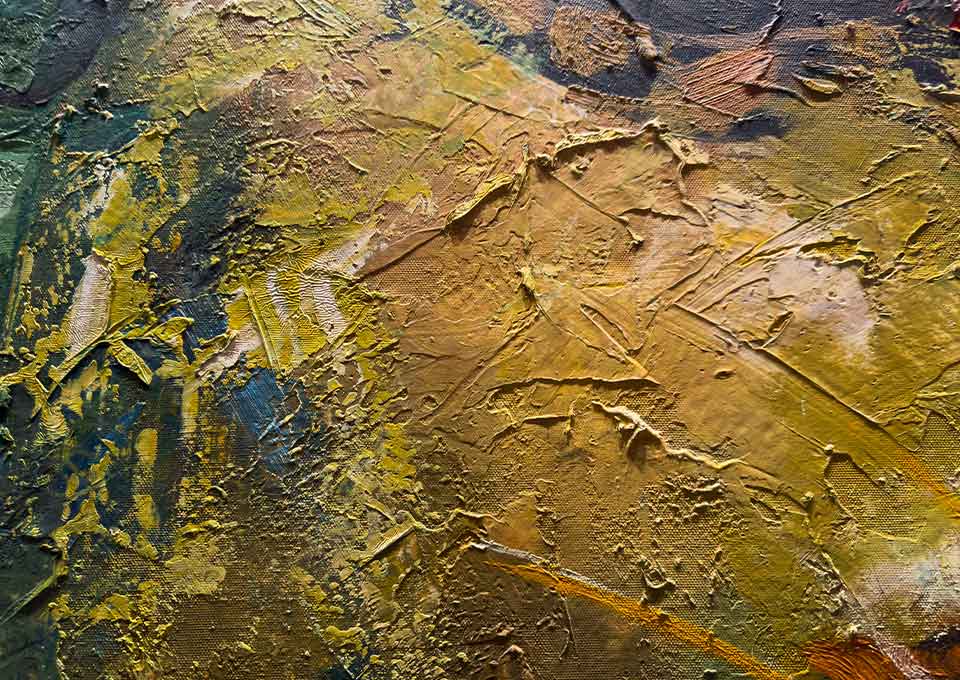 Large Format Artworks 5 oversized painting detail texture brush strokes