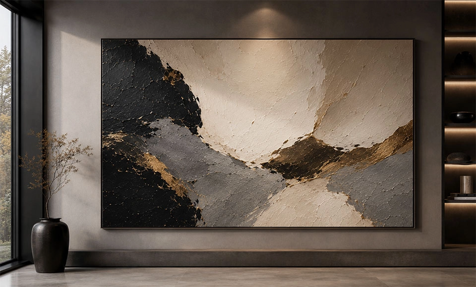 Get a Quote 10 Large scale abstract artwork for hospitality and commercial interiors