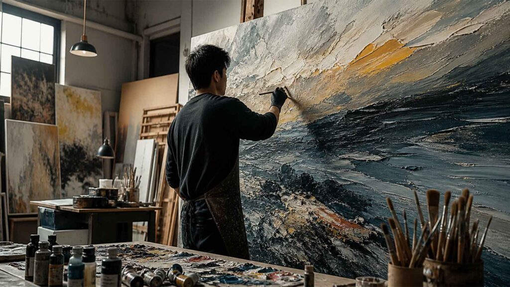 custom oil paintings supplier hand painted artwork studio