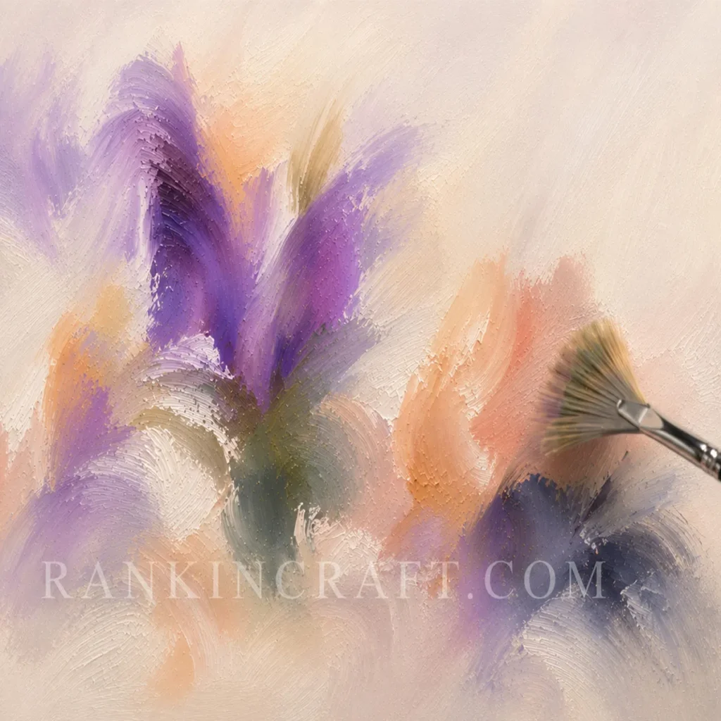 Hand-Painted Abstract Butterfly Oil Painting 3 artist hand painting abstract butterfly oil painting on canvas