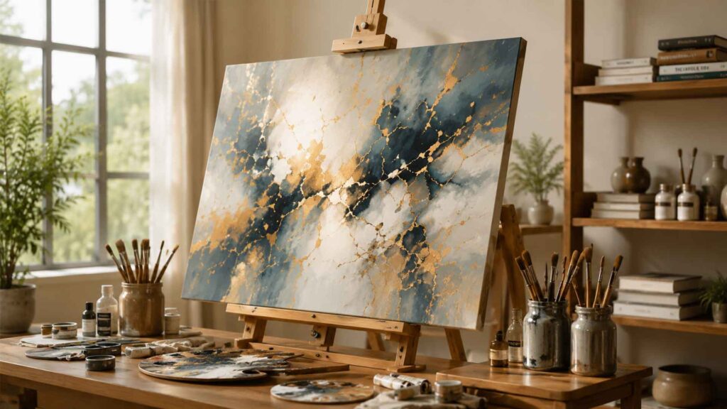 original custom oil painting commission artist studio
