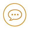 Contact 4 General questions icon for artwork production shipping and customization support