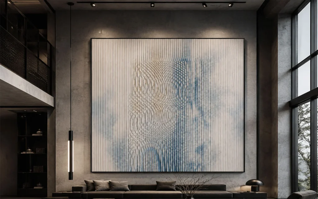 Mainpage 4 Luxury Large Scale Textured Art Installation for Hotel Lobby Interior