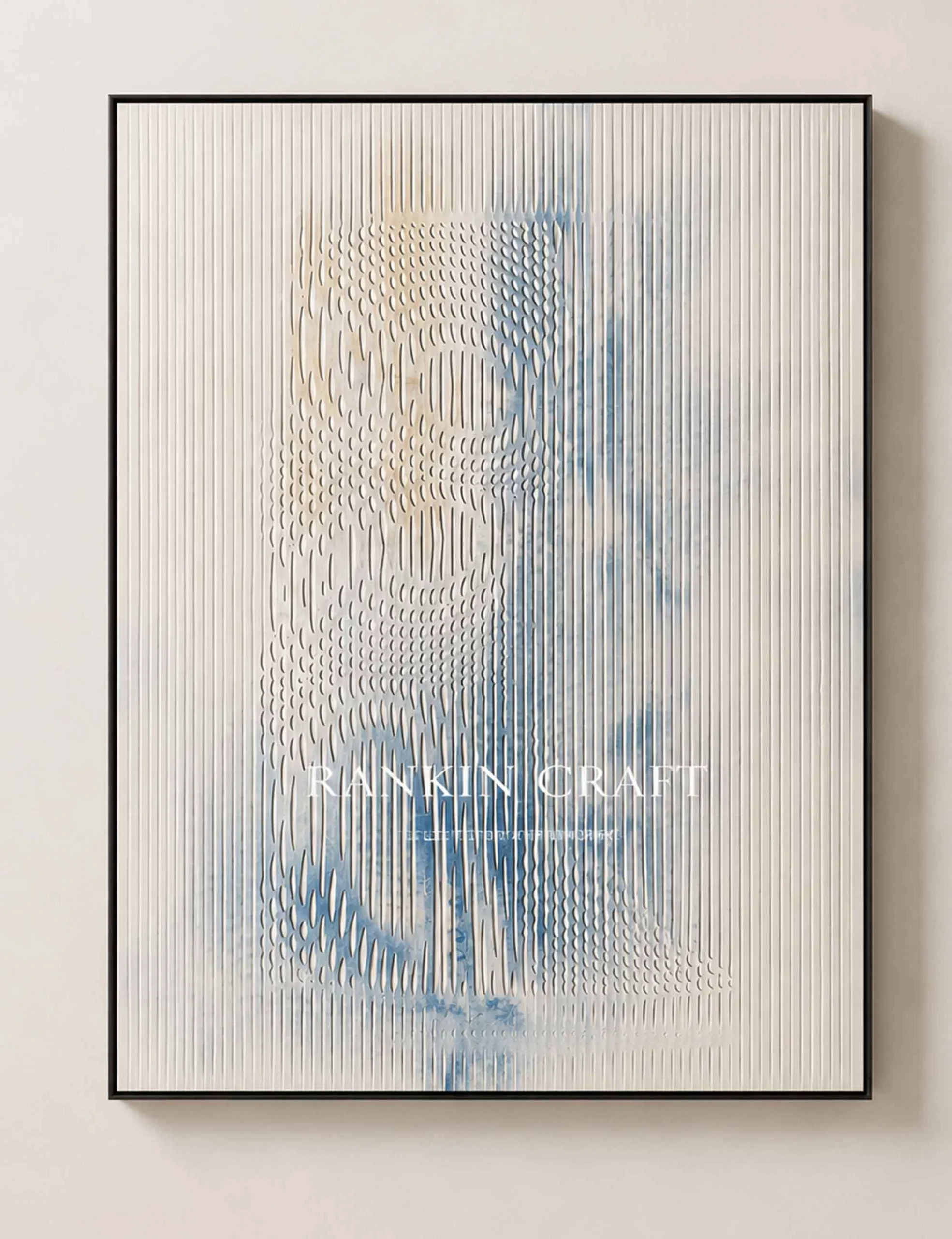 Custom Textured Relief Wall Art Custom textured relief wall art panel for modern interiors