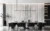 Contemporary textured wall artwork in modern restaurant interior