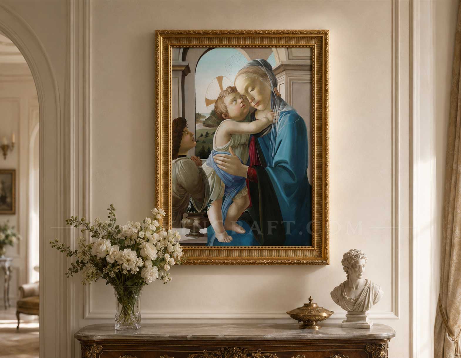 Renaissance Style Artwork of The Madonna and Child